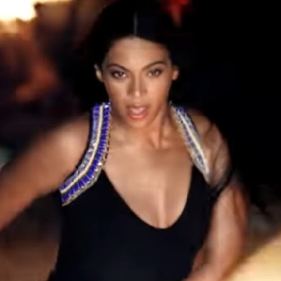 Beyonce for H&M Black Beaded embellished bodycon dress - Size Medium - Picture 11 of 16